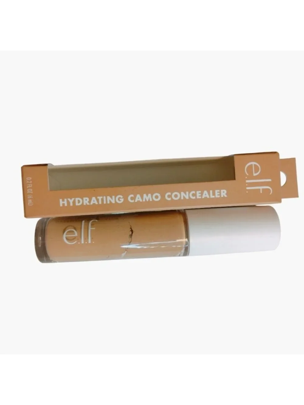 Elf Hydrating Camo Concealer Medium Beige Full Coverage Formula Lightweight